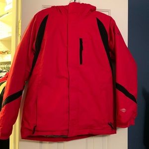 Kids Red Columbia Ski Jacket 14/16